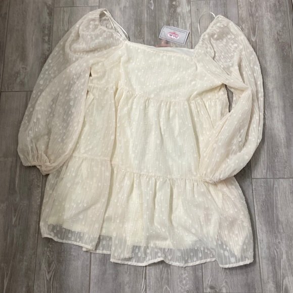 Anthropologie Tops - Lovecollette  chiffon tunic/dress NWT